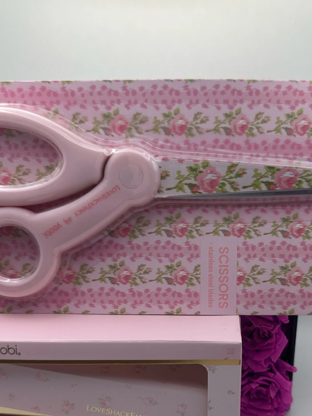 Love Shack Fancy x Yoobi Pink Office/School/Sewing/Crafter Scissors